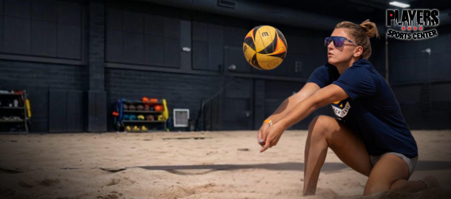 Indoor Beach Volleyball at Players Sports Center